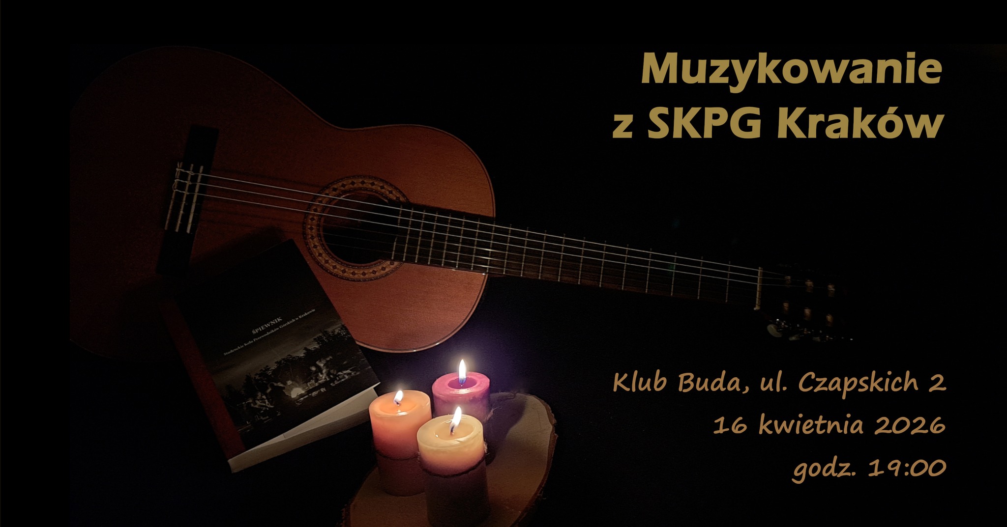 Zapraszamy na kolejne Muzykowanie z SKPG (16 kwietnia)