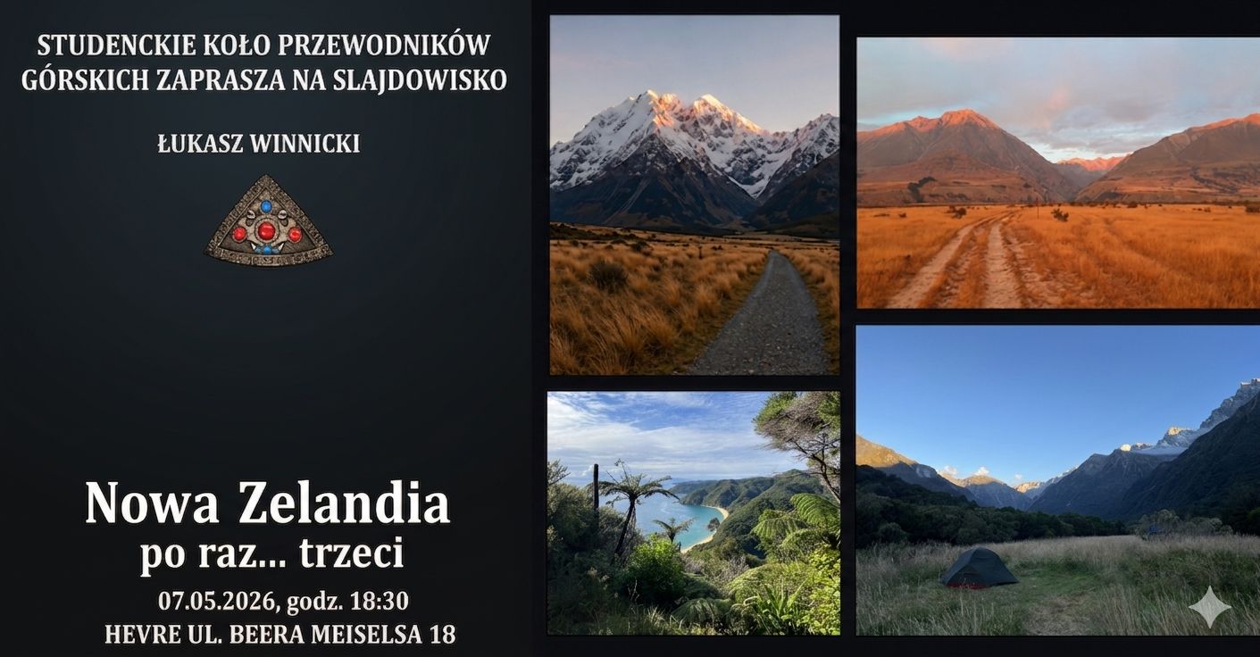 Zaproszenie na slajdowisko: „Nowa Zelandia po raz… trzeci”